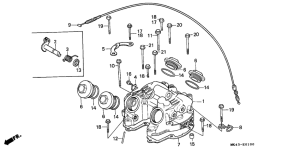 XBR500 Крышка головки цилиндров