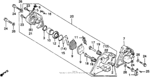 CB900 Front brake caliper 80-81