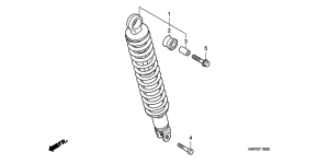 SCV100F Rear cushion