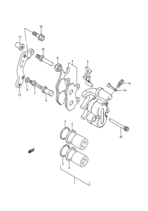 TS200 Передний суппорт