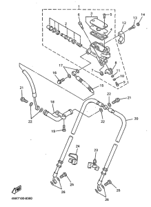 XVZ1300A Главный тормозной цилиндр