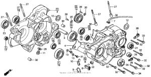 CR125R Crankcase 84-86