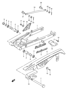 TS50 Маятник задний