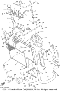 FZS1000N Радиатор и Патрубки