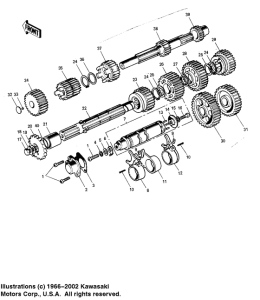  Transmission / change drum