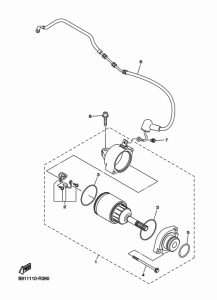 WR450F Стартер
