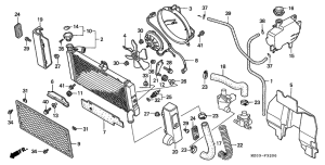 GL1500C Радиатор