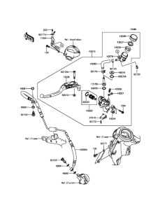 ZX1400 Цилиндр сцепления