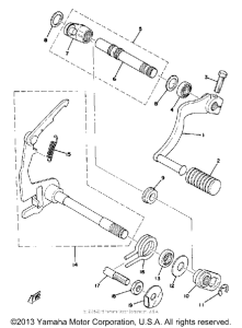 MX100F Переключение скоростей