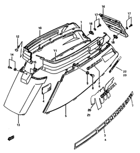 CP50 Обтекатель задний