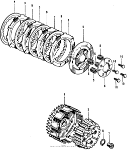 SS125 Сцепление