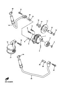 WR450F Маслонасос