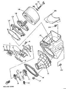 WR250ZD Впускная система