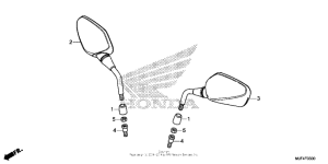 CTX700N DCT Зеркало