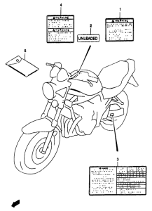 GSF1200S (ABS) Honda mark