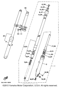 RT100A Передняя вилка