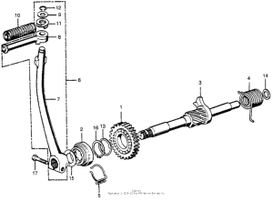 CL100 Кик стартер