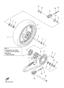 YZF-R6 Переднее колесо