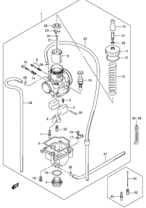 RM85 Carburetor assy