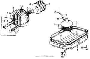 CB550 Oil filter + oil pan