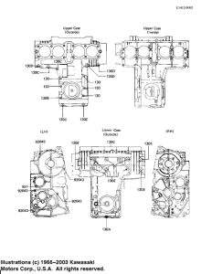KZ650 Crankcase bolt & stud pattern