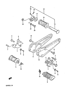 GS450 Подножки