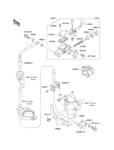 KX100 Главный тормозной цилиндр