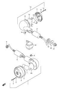 VX800 Поворотники