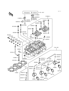ZX600 Головка цилиндров