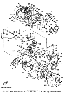 XV1100GC Впускная система