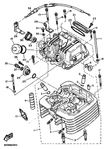 TT600R Головка цилиндров