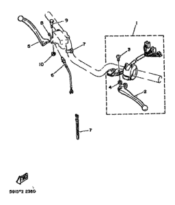RD80 Handle switch. lever