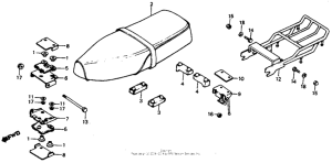 C70 Seat + rear carrier