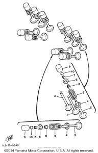 TDM850D Клапана