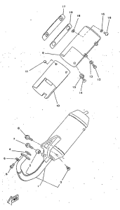 YA50R Выхлопная система
