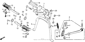 NC50 Pedal + stand + step 80