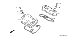 NTV650 Крышка головки цилиндров