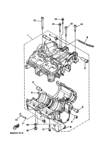 TZR250 ｸﾗﾝｸｹｰｽ