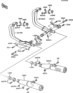 ZX900 Глушитель