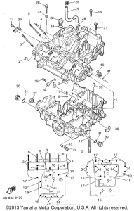 GTS1000AFC Картер двигателя