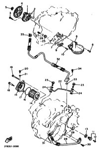 XT600E Маслонасос