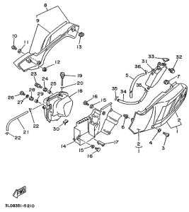 XTZ750 Боковые обтекатели