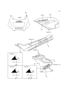 EX250 Наклейки