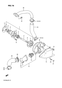 VS750 Водяная помпа