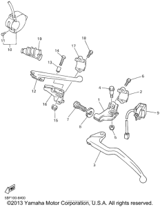 WR400FL Рулевые переключатели