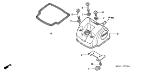  Крышка головки цилиндров