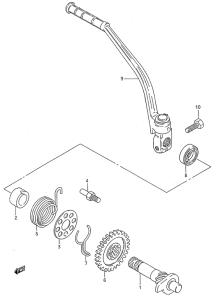 SMX50 Ножной стартер