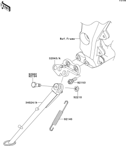 ZR1000 Подножка