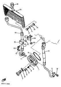 XJ900 Масляный картер