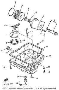 FJ1200SC Маслянный фильтр